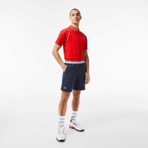 Blue Lacoste Tennis x Daniil Medvedev Mesh Shorts | FCTUAX-510