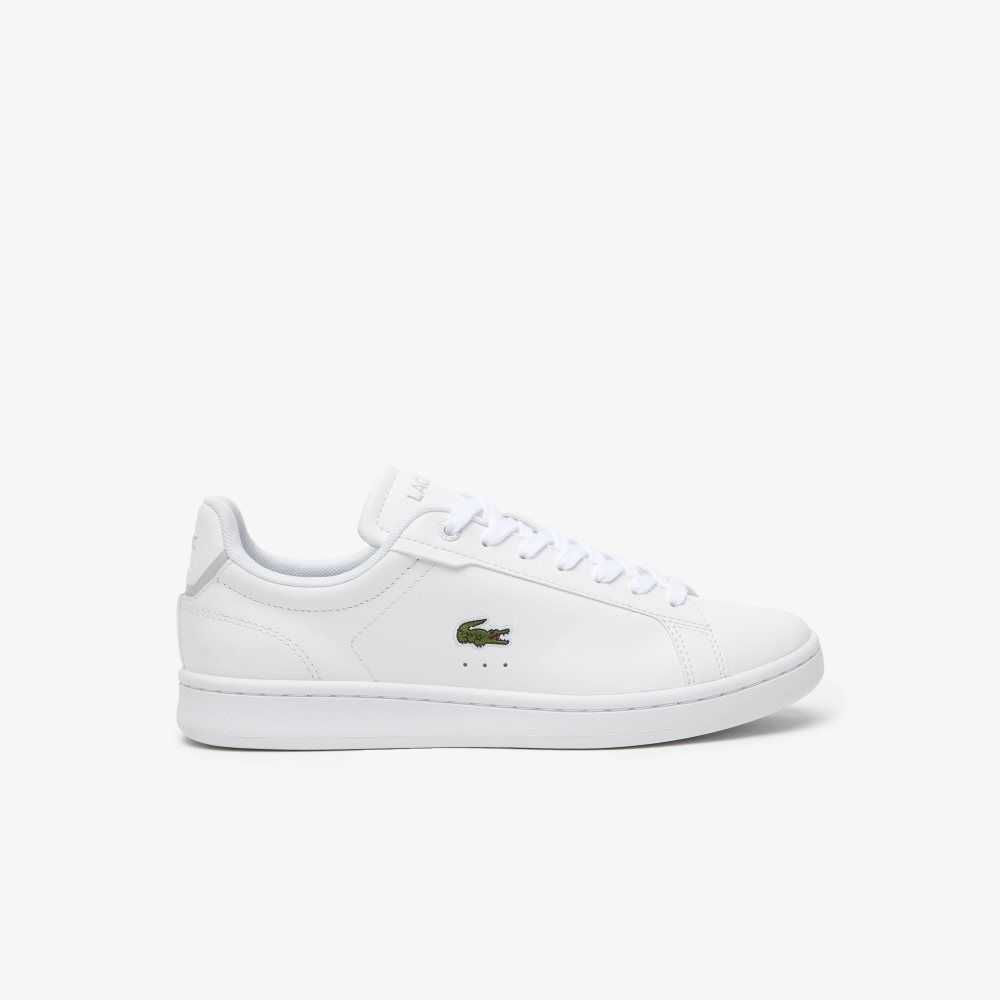 græsplæne opfindelse Forsendelse Lacoste Sneakers Online Shop - White/White Carnaby Pro BL Tonal Leather  Sneakers Womens
